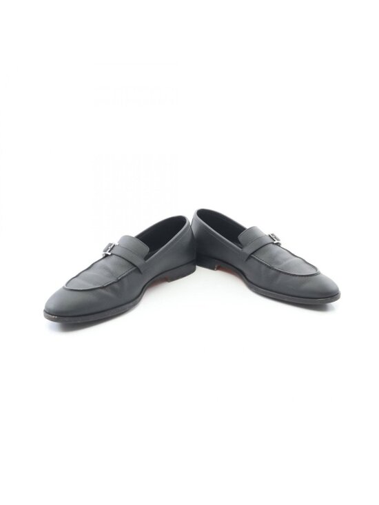 Hermes Moccasins Mont Loafers Black main image 8